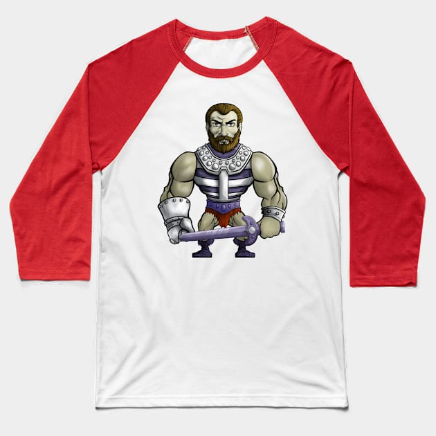 Fisto Baseball T-Shirt by EMBoyd ART